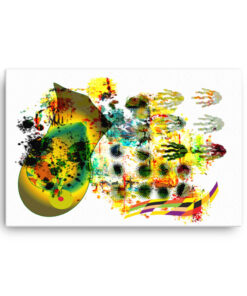 Dogwood Sociologist Abstract Painting Canvas